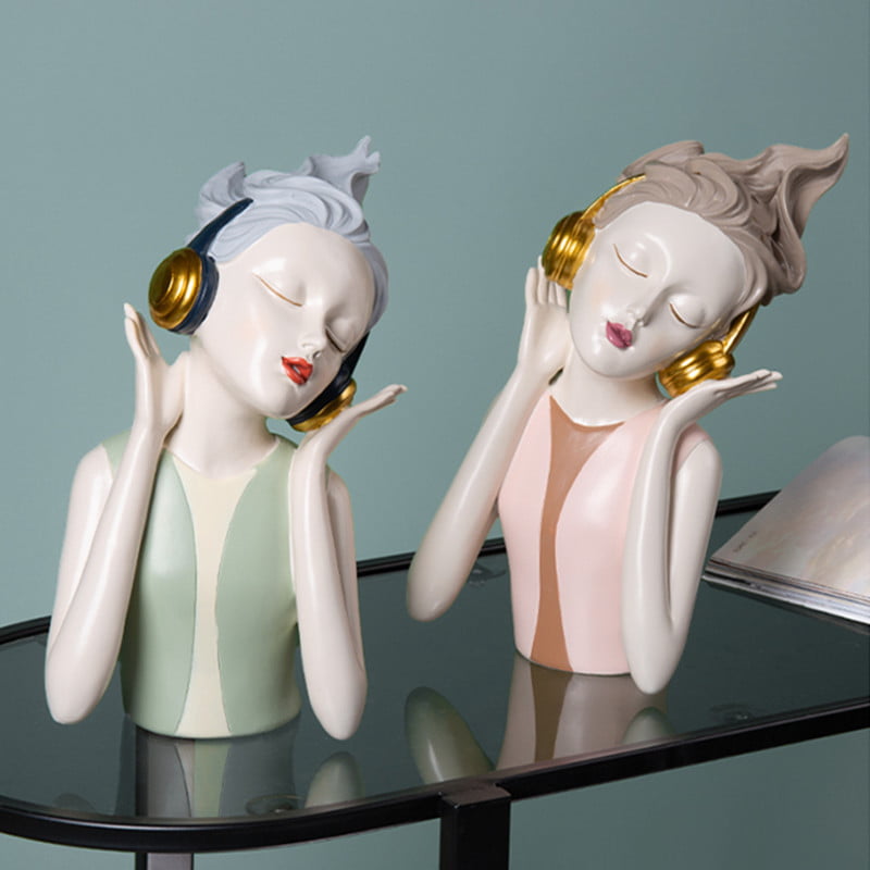 Headphones Girl Ornament