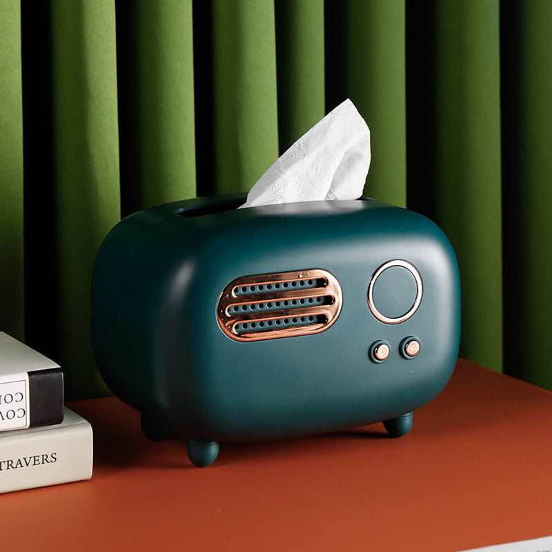 Retro Radio Tissue Box