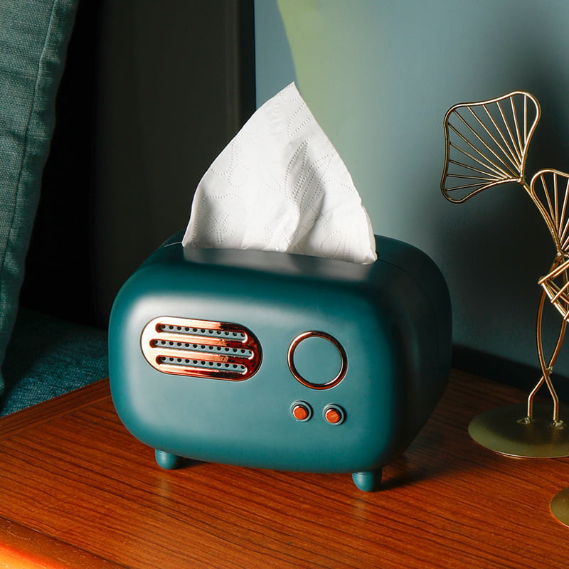 Retro Radio Tissue Box