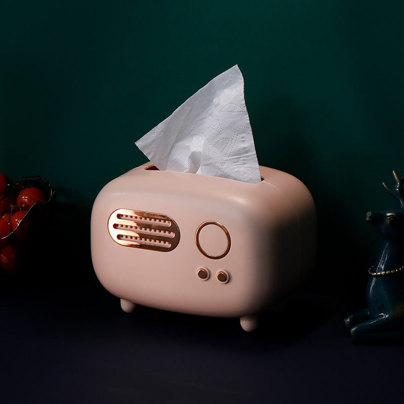 Retro Radio Tissue Box