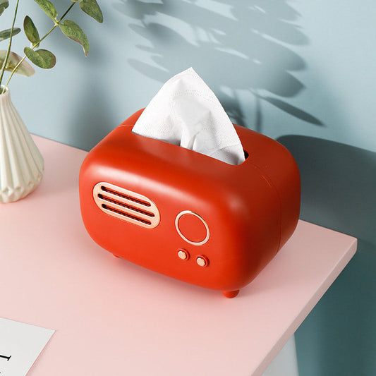 Retro Radio Tissue Box