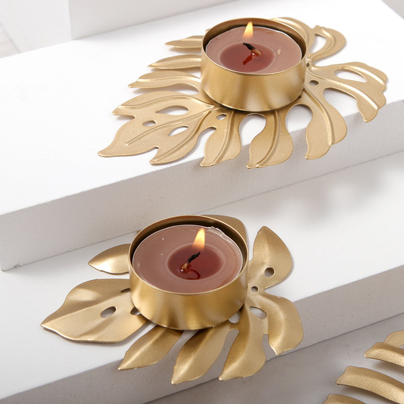 Turtle Leaf Candle Holder