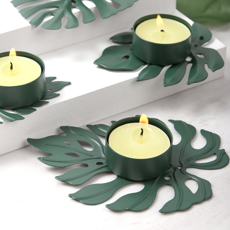 Turtle Leaf Candle Holder